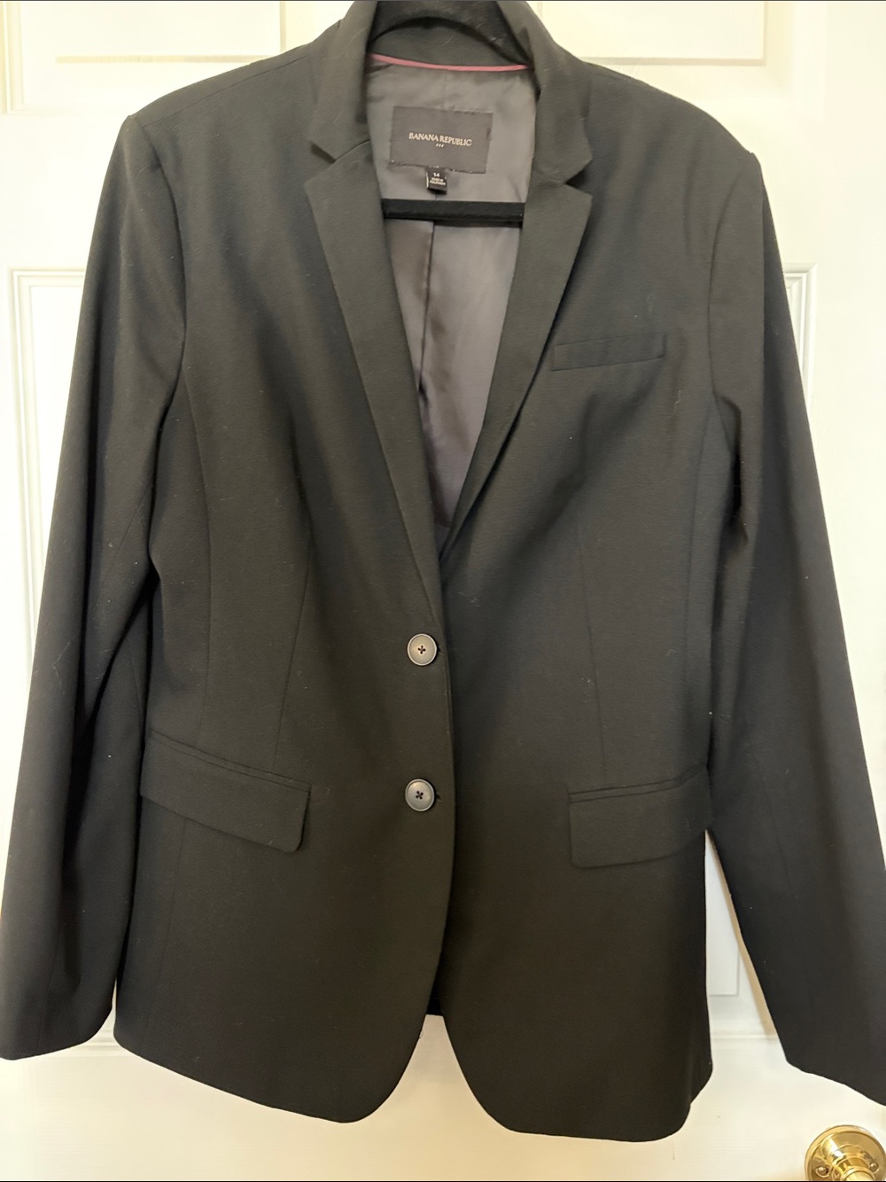 Banana Republic Black Women's Two-Button Blazer